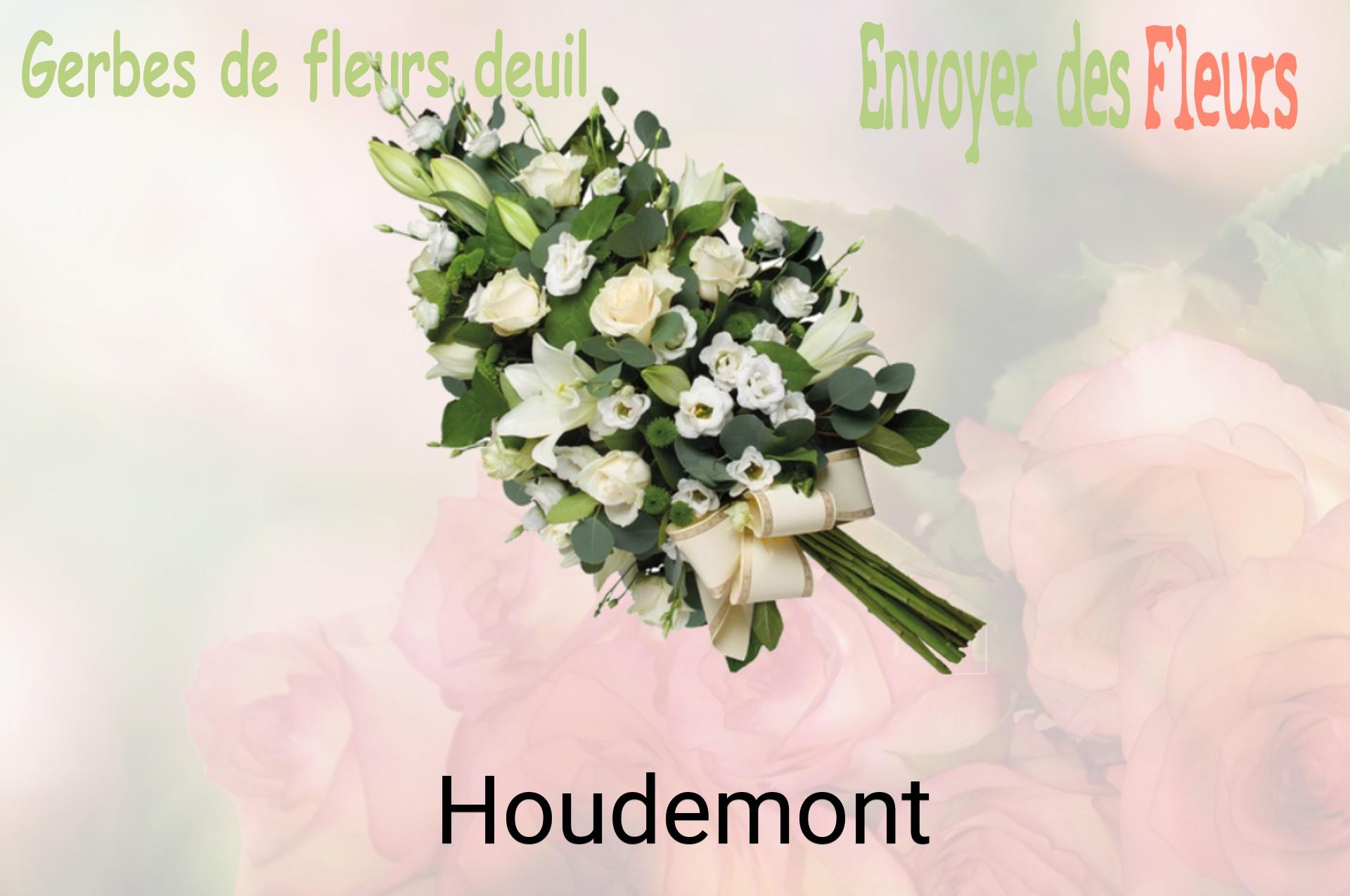 Gerbe de fleurs de deuil livrée à Houdemont